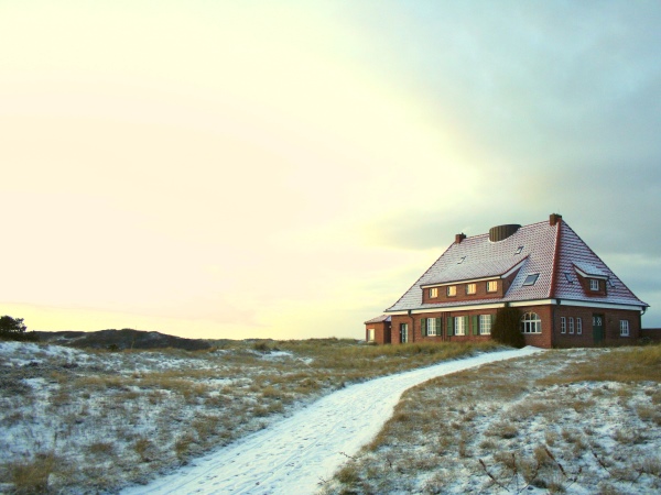 Gästehaus Klasing im Schnee